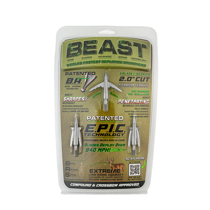 Beast Broadheads TITANIUM 3 PACK