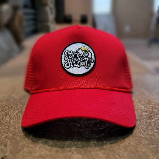 Pump Station Patch Hat - Red