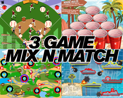 3 Game Archery Target Bundle