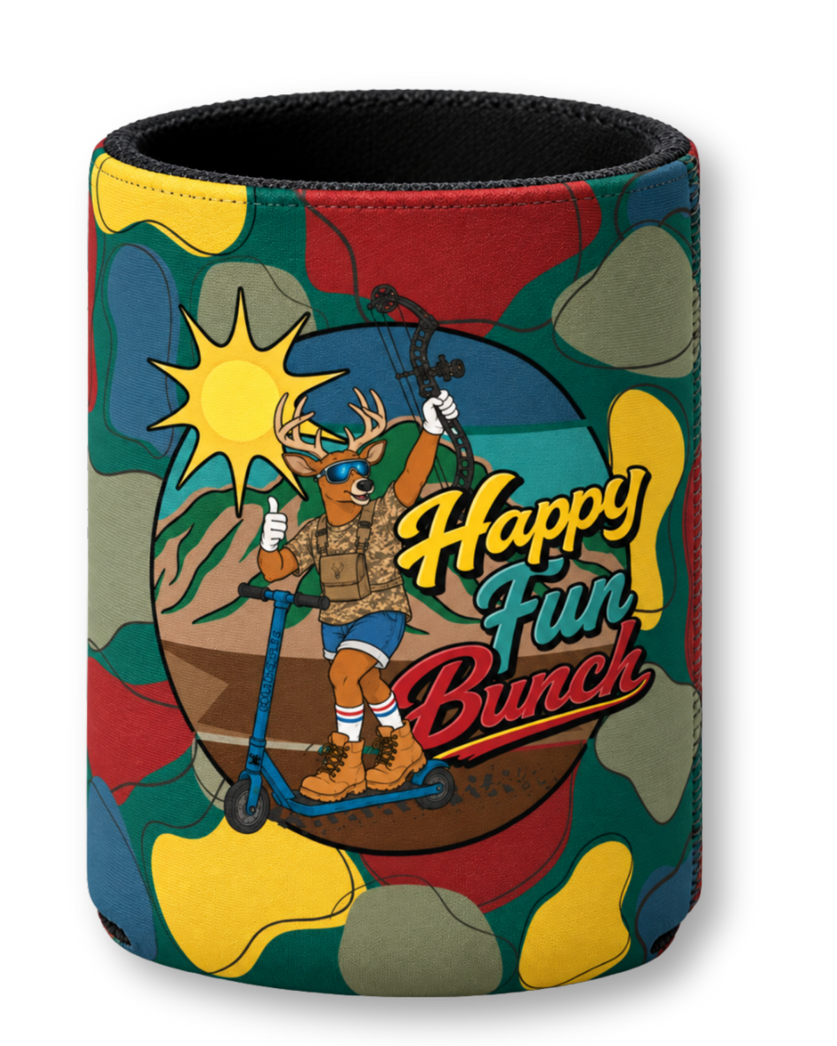 Mr. Deer Happy Fun Bunch Koozie