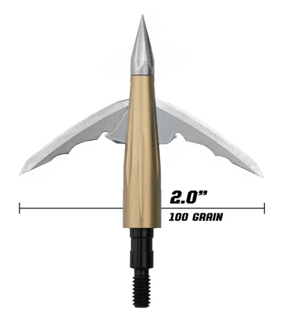 Beast Broadheads ALUMINUM 2 PACK+PRACTICE TIP