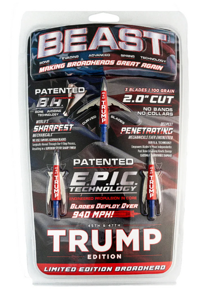 Beast Broadheads TRUMP EDITION 3 PACK