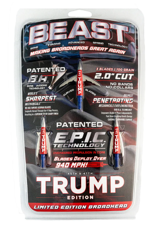 Beast Broadheads TRUMP EDITION 3 PACK