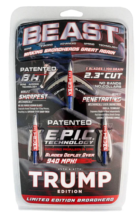 Beast Broadheads TRUMP EDITION 3 PACK