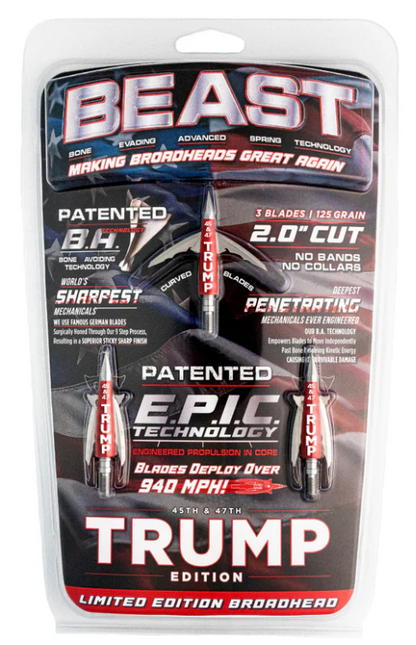 Beast Broadheads TRUMP EDITION 3 PACK