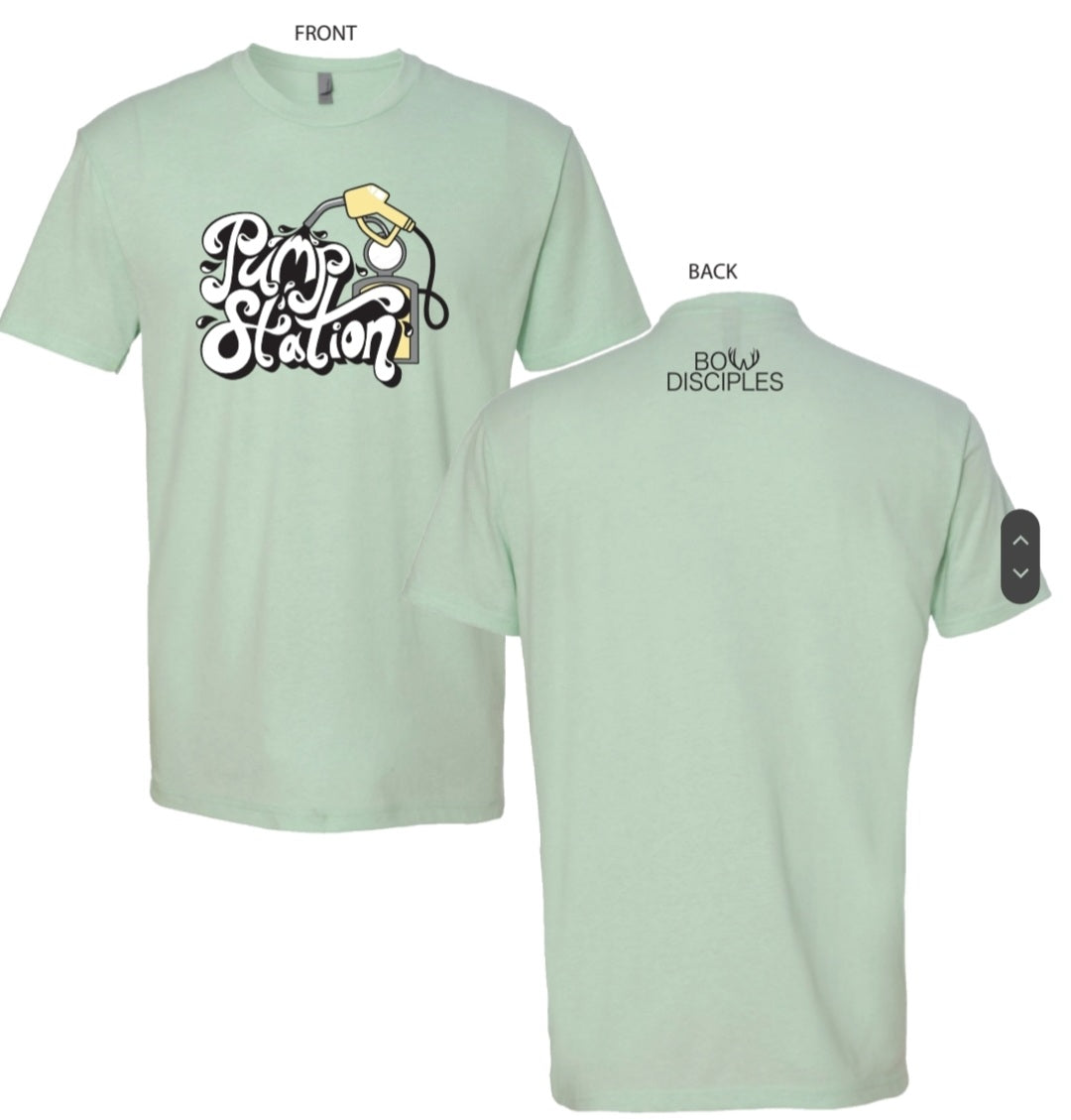 Pump Station Unisex Tee - Mint Green